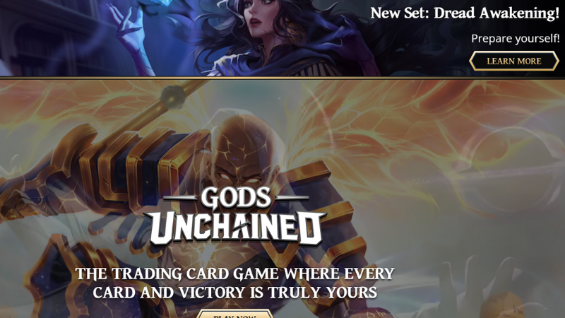 Gods unchained p2e гра
